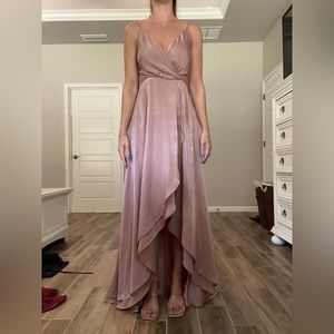 Dusty pink Windsor dress